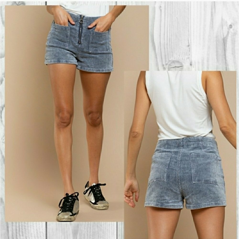 Corduroy shorts